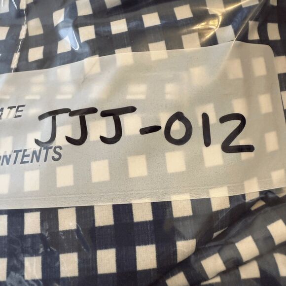 Sperry Men's Gingham Checked Flat Front Stretch Casual Shorts Navy Size 36 - Picture 7 of 7